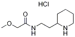 2-Methoxy-N-(2-piperidin-2-yl-ethyl)-acetamidehydrochloride Structure