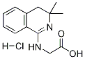 (3,3-DIMETHYL-3,4-DIHYDRO-ISOQUINOLIN-1-YLAMINO)-ACETIC ACID HYDROCHLORIDE 구조식 이미지