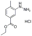 에틸3-히드라지닐-4-메틸벤조에이트염산염 구조식 이미지