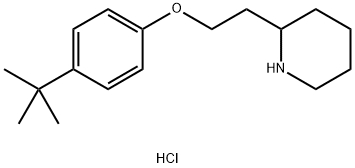 2-{2-[4-(tert-Butyl)phenoxy]ethyl}piperidinehydrochloride 구조식 이미지