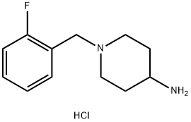 1-(2-fluorobenzyl)piperidin-4-amine dihydrochloride 구조식 이미지