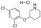3-(2,4-DICHLOROPHENOXY)PIPERIDINE HYDROCHLORIDE 구조식 이미지