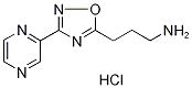 [3-(3-pyrazin-2-yl-1,2,4-oxadiazol-5-yl)propyl]amine hydrochloride 구조식 이미지