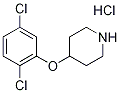 4-(2,5-Dichlorophenoxy)piperidine hydrochloride Structure