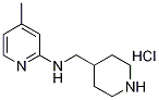 (4-메틸-피리딘-2-일)-피페리딘-4-일메틸-아민염산염 구조식 이미지