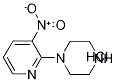 1-(3-니트로-피리딘-2-일)-피페라진염산염 구조식 이미지