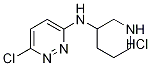 (6-Chloro-pyridazin-3-yl)-piperidin-3-yl-aMine hydrochloride Structure