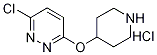 3-Chloro-6-(piperidin-4-yloxy)-pyridazine hydrochloride 구조식 이미지