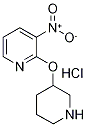 3-니트로-2-(피페리딘-3-일옥시)-피리딘염산염 구조식 이미지
