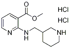 2-[(피페리딘-3-일메틸)-아미노]-니코틴산메틸에스테르디히드로클로라이드 구조식 이미지