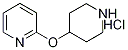 2-(Piperidin-4-yloxy)-pyridine hydrochloride, 98+% C10H15ClN2O, MW: 214.69 Structure