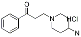 3-(4-아미노피페리딘-1-일)-1-페닐프로판-1-온염산염 구조식 이미지