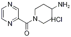 (4-아미노-피페리딘-1-일)-피라진-2-일-메타논염산염 구조식 이미지