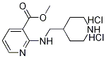 2-[(피페리딘-4-일메틸)-아미노]-니코틴산메틸에스테르디히드로클로라이드 구조식 이미지