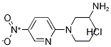 1-(5-니트로피리딘-2-일)-3-피페리디나염산염 구조식 이미지