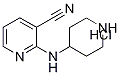 2-(Piperidin-4-ylaMino)-nicotinonitrile hydrochloride, 98+% C11H15ClN4, MW: 238.72 Structure