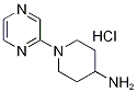 1-피라진-2-일-피페리딘-4-일라민염산염 구조식 이미지