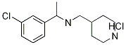 [1-(3-Chloro-phenyl)-ethyl]-piperidin-4-ylMethyl-aMine hydrochloride, 98+% C14H22Cl2N2, MW: 289.25 Structure
