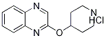 2-(피페리딘-4-일옥시)-퀴녹살린염산염 구조식 이미지