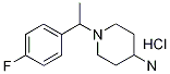 1-[1-(4-플루오로-페닐)-에틸]-피페리딘-4-일라민염산염 구조식 이미지