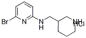 (6-BroMo-pyridin-2-yl)-piperidin-3-ylMethyl-aMine hydrochloride, 98+% C11H17ClBrN3, MW: 306.63 Structure