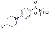 4-(4-aMinopiperidin-1-yl)-N,N-diMethylbenzenesulfonaMide hydrochloride, 98+% C13H22ClN3O2S, MW: 319.85 Structure