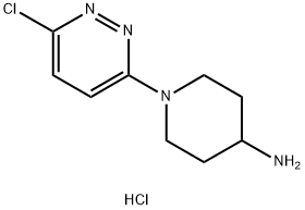 1-(6-Chloro-pyridazin-3-yl)-piperidin-4-ylaMine hydrochloride, 98+% C9H14Cl2N4, MW: 249.14 Structure
