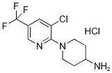 3'-Chloro-5'-trifluoroMethyl-3,4,5,6-tetrahydro-2H-[1,2']bipyridinyl-4-ylaMine hydrochloride, 98+% C11H14Cl2F3N3, MW: 316.15 구조식 이미지