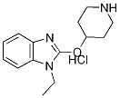1-에틸-2-(피페리딘-4-일옥시)-1H-벤조이미다졸염산염 구조식 이미지