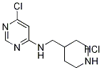 (6-클로로-피리미딘-4-일)-피페리딘-4-일메틸-아민염산염 구조식 이미지