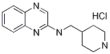 피페리딘-4-일메틸-퀴녹살린-2-일-아민염산염 구조식 이미지