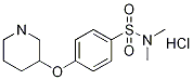 N,N-diMethyl-4-(piperidin-3-yloxy)benzenesulfonaMide hydrochloride, 98+% C13H21ClN2O3S, MW: 320.84 Structure