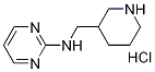 Piperidin-3-ylMethyl-pyriMidin-2-yl-aMine hydrochloride, 98+% C10H17ClN4, MW: 228.73 Structure