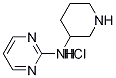 피페리딘-3-일-피리미딘-2-일-아민염산염 구조식 이미지