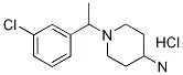 1-[1-(3-클로로-페닐)-에틸]-피페리딘-4-일라민염산염 구조식 이미지