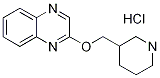 2-(피페리딘-3-일메톡시)퀴녹살린염산염 구조식 이미지