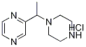 2-(1-(piperazin-1-yl)ethyl)pyrazine hydrochloride, 98+% C10H17ClN4, MW: 228.72 Structure