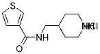 Thiophene-3-carboxylicacid(piperidin-4-ylMethyl)-aMide hydrochloride, 98+% C11H17ClN2OS, MW: 260.83 Structure