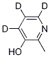 3-히드록시-2-메틸피리딘-d3 구조식 이미지