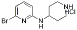 (6-브로모-피리딘-2-일)-피페리딘-4-일-아민염산염 구조식 이미지