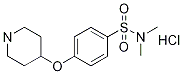 N,N-diMethyl-4-(piperidin-4-yloxy)benzenesulfonaMide hydrochloride, 98+% C13H21ClN2O3S, MW: 320.84 Structure