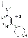 Diethyl-(6-piperazin-1-yl-pyriMidin-4-yl)-aMine hydrochloride, 98+% C12H22ClN5, MW: 271.79 Structure