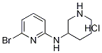 (6-브로모-피리딘-2-일)-피페리딘-3-일아민염산염 구조식 이미지