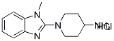 1-(1-메틸-1H-벤조이미다졸-2-일)-피페리딘-4-일라민염산염 구조식 이미지