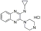사이클로프로필-(3-피페라진-1-일-퀴녹살린-2-일)-아민염산염 구조식 이미지