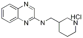 Piperidin-3-ylMethyl-quinoxalin-2-yl-aminehydrochloride 구조식 이미지
