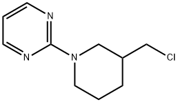 2-(3-(클로로메틸)피페리딘-1-일)피리미딘 구조식 이미지