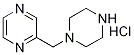 2-(피페라진-1-일메틸)피라진염산염 구조식 이미지
