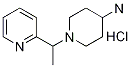 1-(1-(피리딘-2-일)에틸)피페리딘-4-아민염산염 구조식 이미지