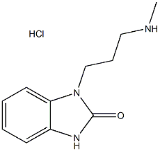 1-[3-(methylamino)propyl]-1,3-dihydro-2H-benzimidazol-2-one hydrochloride 구조식 이미지